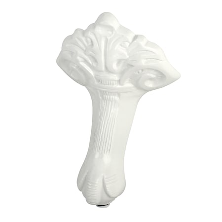 Aqua Eden NHVCTZBW 4 Pieces (Set) Bourbon Tub Feet, White NHVCTZBW